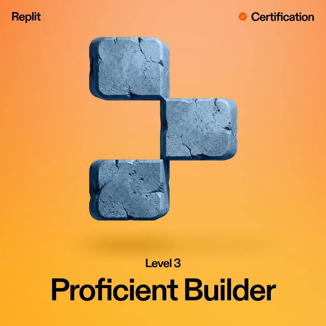 Barrett Joy's Level 3 Proficient Builder Replit Certification